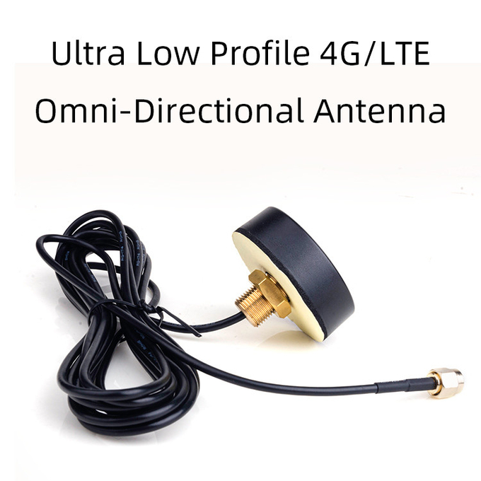 Outdoor 5dBi 4G LTE Cellular Antenna Low Profile 5G Omni Directional Screw Mount