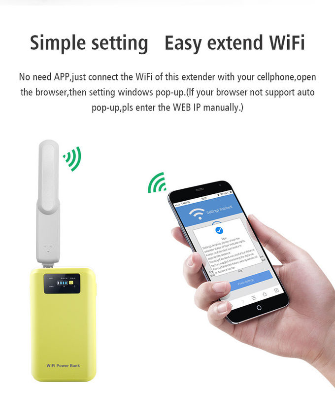802.11n USB WiFi Range Extender Portable Wifi Repeater With USB Port