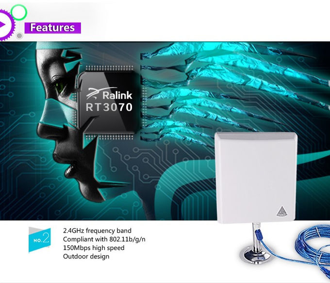 ODM Outdoor 2.4Ghz Wifi Antenna